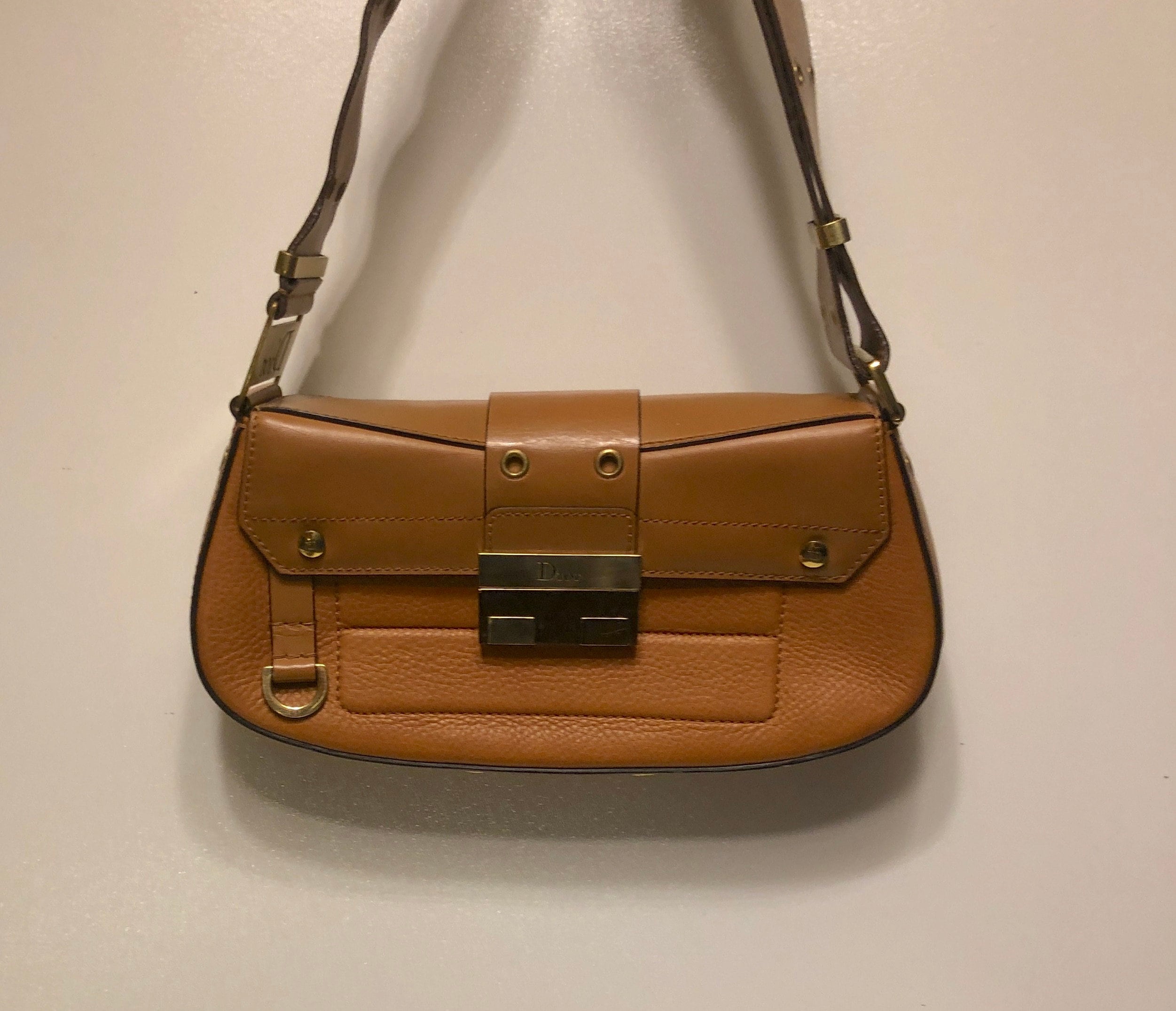 Dior Columbus Street Chic Leather Bag