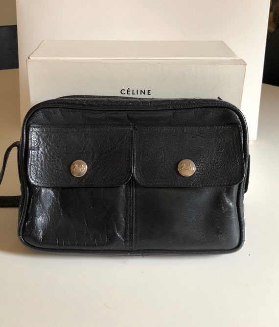 Céline Paris vintage 80s leather bag