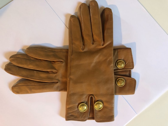 Lanvin vintage leather gloves