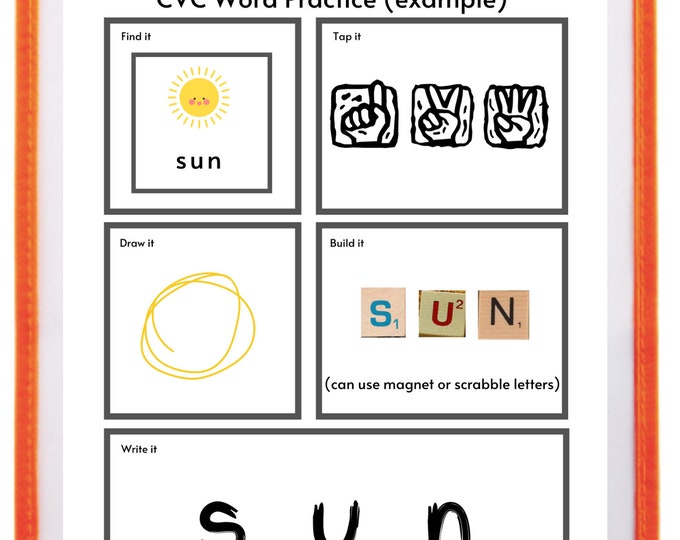 Phonics Worksheets-cvc Color by Code. Spring Theme. Prek/kindergarten ...