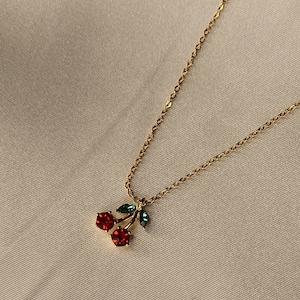 Sweet Cherry Necklace | Y2K Whimsical Charm