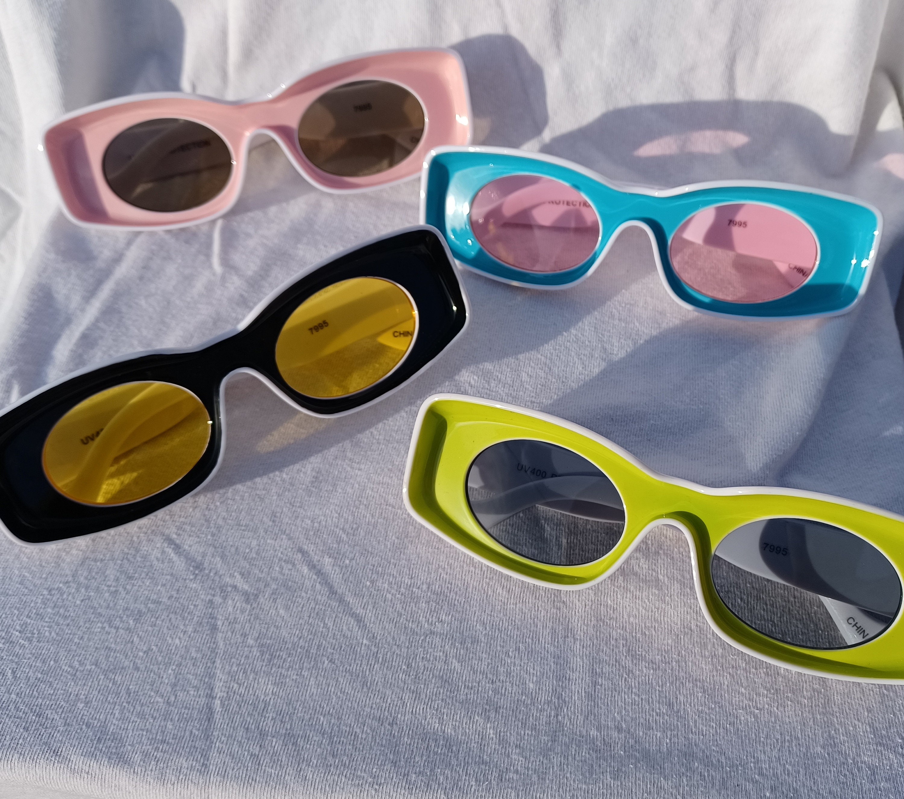 Inverted Frame Concave Sunglasses Women Fashion - Etsy