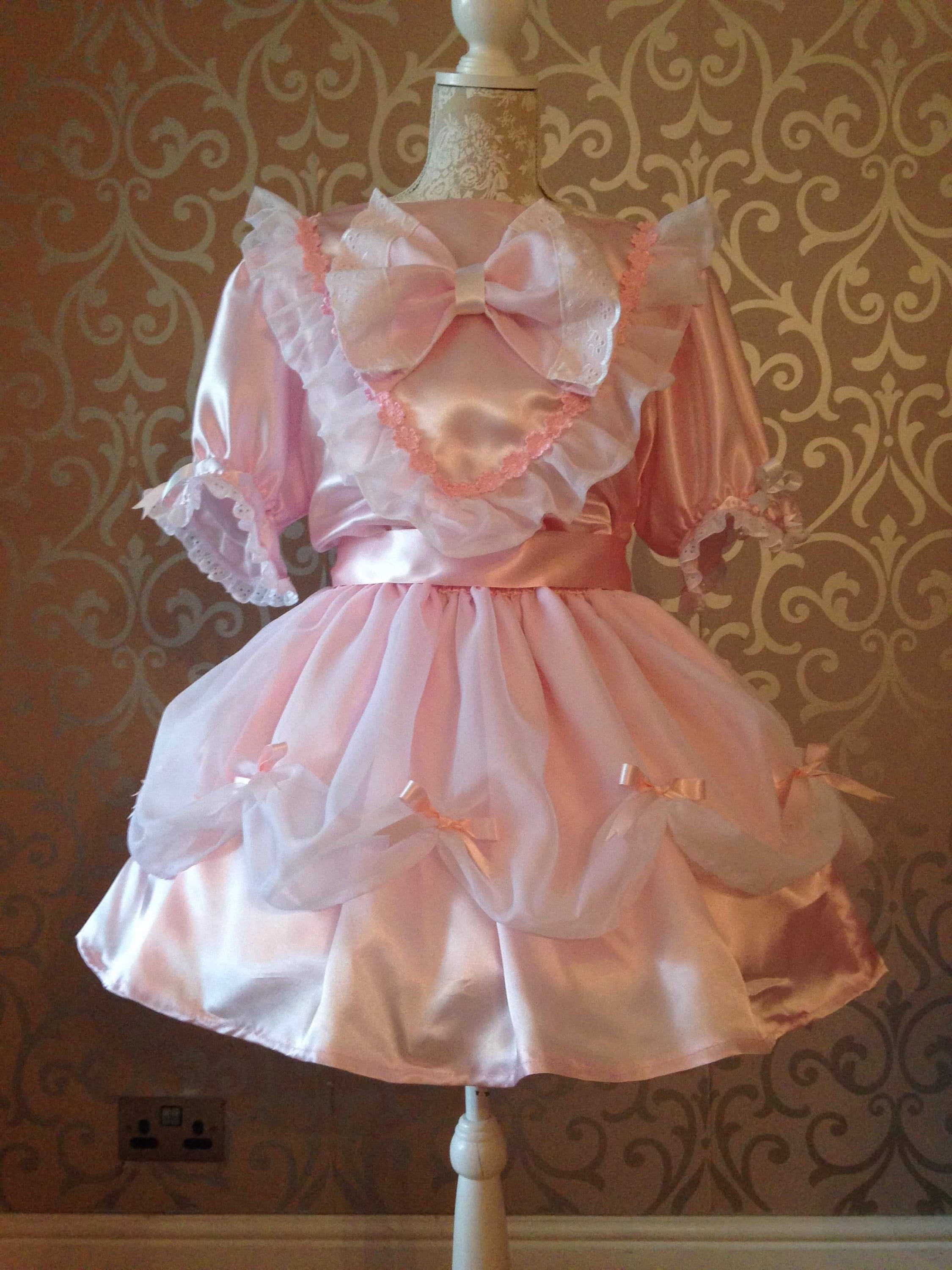 Made to Measure Sissy Maid Dress Any Colour