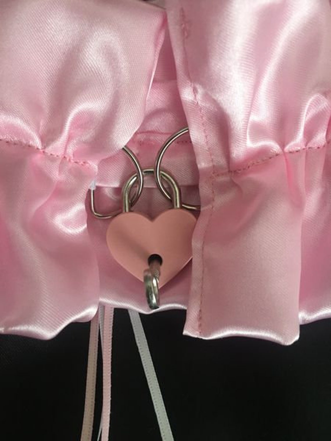 Lockable Frilly Sissy Maid Collar Any Colour Etsy Singapore