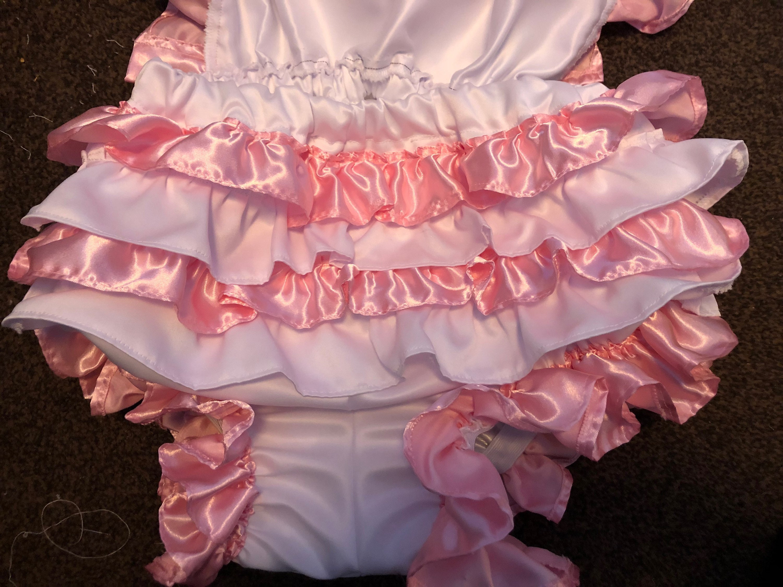 Made to Measure Frilly Adult Baby Onesie Diaper Cover Any Colour - Etsy