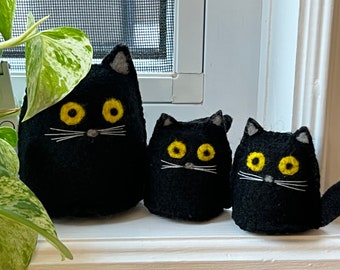 MAUD LEWIS  inspired Black Cats Sewing Pattern (PDF)