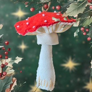 Pilz Schnittmuster, Dekoration, Ornament, PDF, Pilz