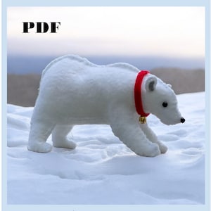 FELT Polar BEAR Sewing Pattern