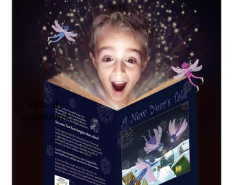 New Year's Eve Tale / Children's Holiday Book / Stocking Stuffer / Unique Gift - FREE SHIPPING