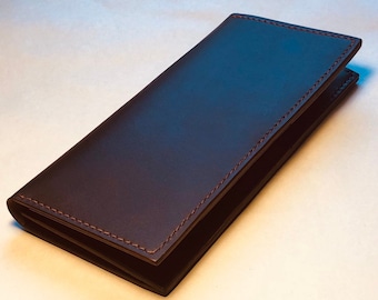 Leather long wallet