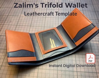 Cartera tríptico de Zalim: instrucciones de elaboración y plantilla PDF