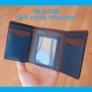 Zalim's trifold Wallet - Crafting Instructions and PDF Template