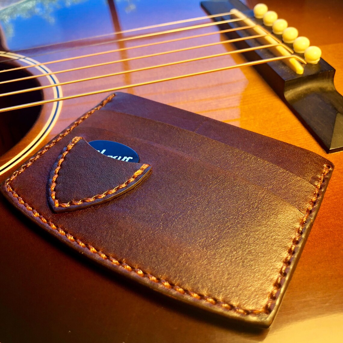 Guitar Pick Card Wallet - Etsy