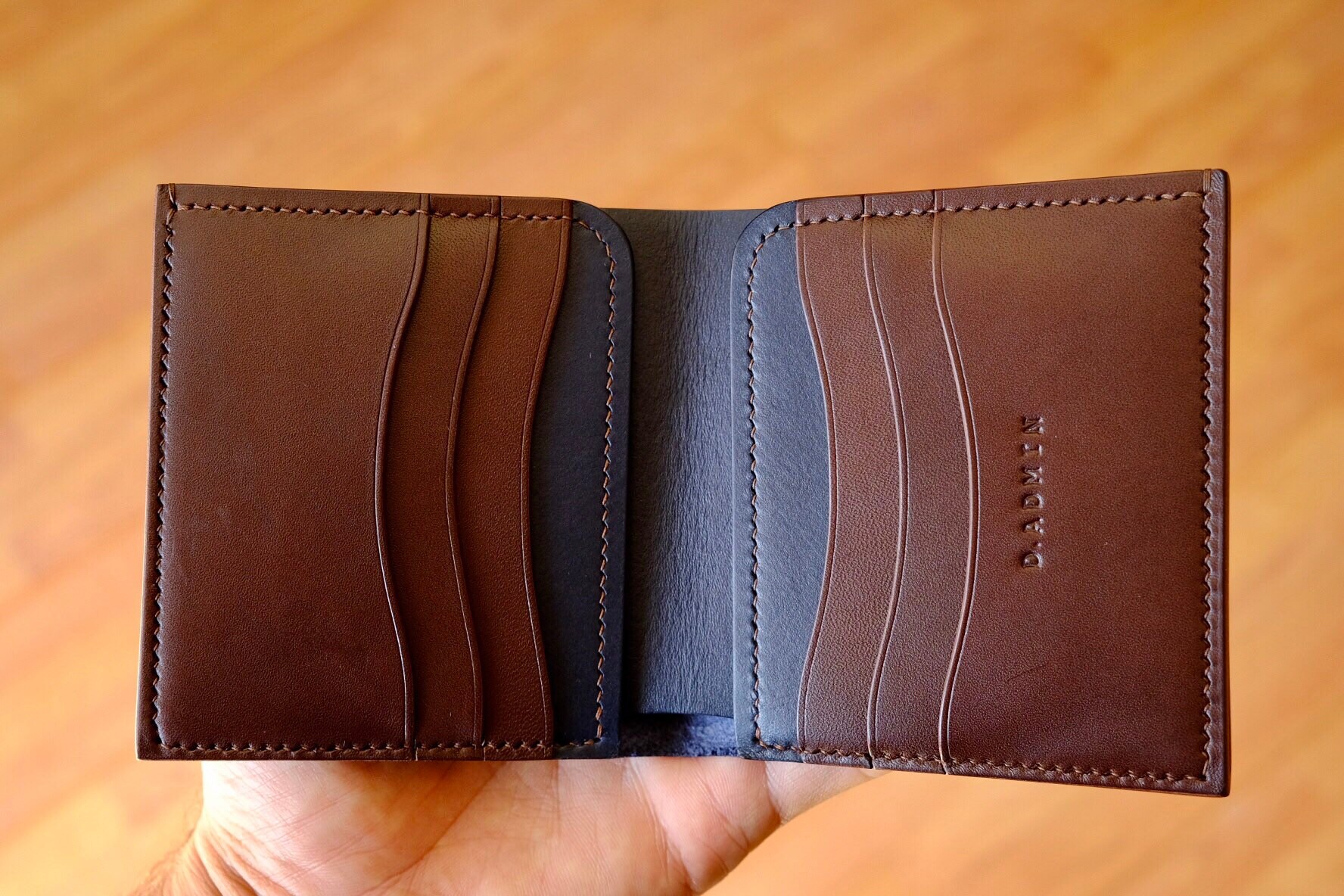 Metro Wallet / Full grain leather wallet Etsy
