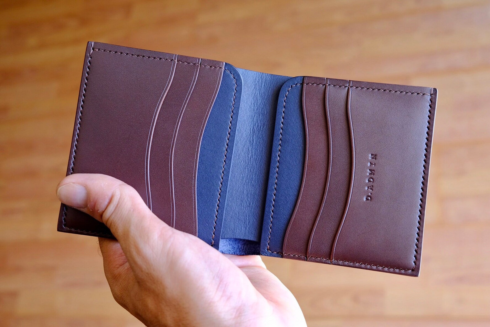 Metro Wallet / Full grain leather wallet Etsy