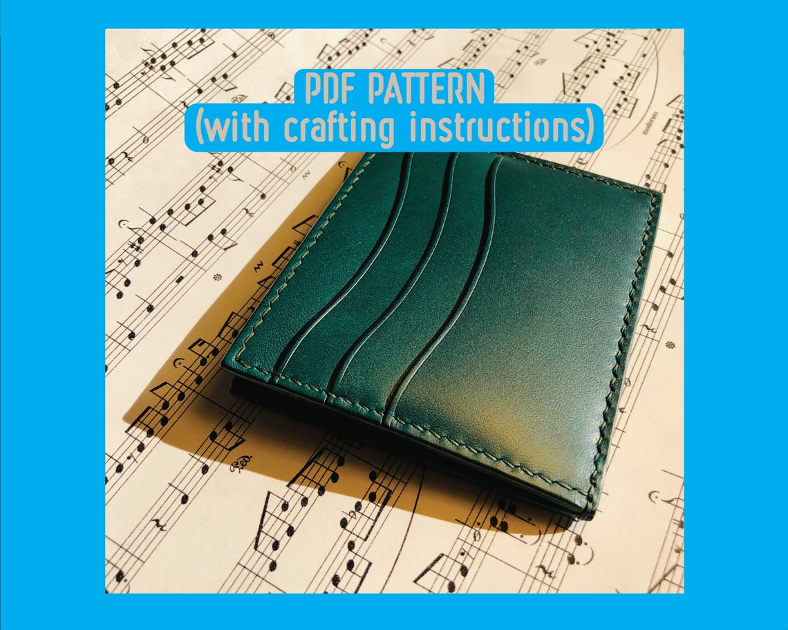 Minimalist Card Wallet Digital Template File Not the - Etsy