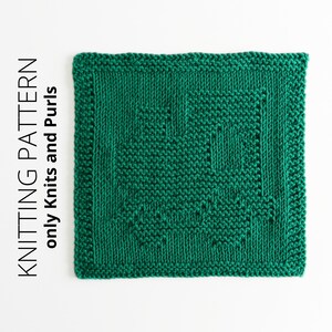 LOCOMOTIVE Knitting PATTERN, steam locomotive dishcloth, train dishcloth, Easy blanket block pattern, train beginner knitting, ohlalana