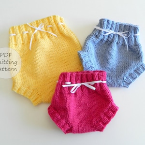 Gebruikte PANTALONES DE BEBÉ-fáciles en 4 talla's, gratis tejido de cubrepañales, instant download, ohlalana