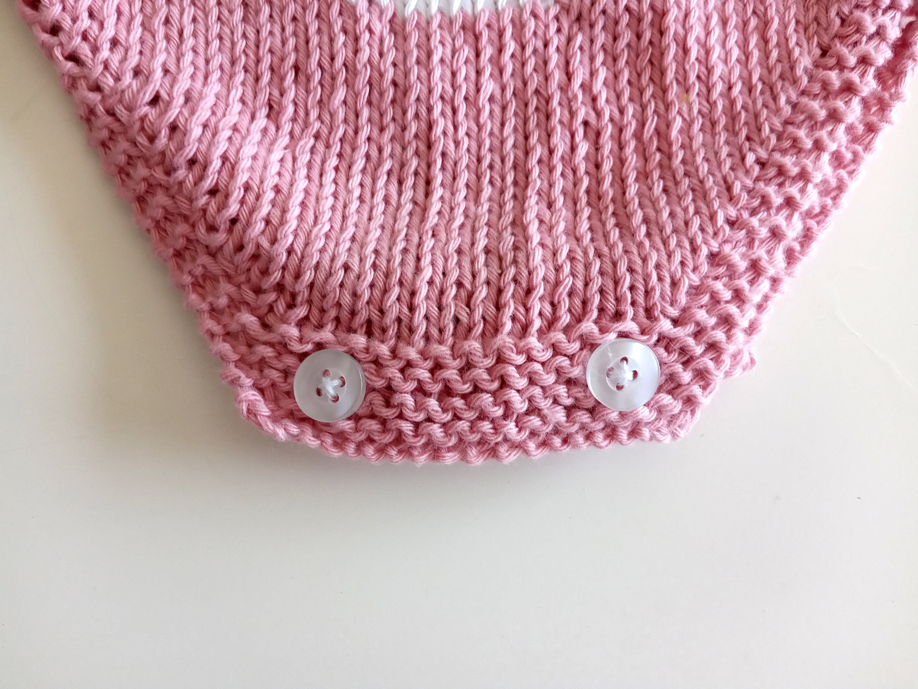 BUNNY Baby Romper Knitting Pattern, Baby Onesie Knitting Pattern ...
