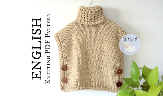 The Bariloche Easy Vest Pullover Knitting Pattern Knit Poncho Pattern Easy Pullover Knitting Pattern Instant Download Pdf Ohlalana The Bariloche Easy Vest Pullover Knitting Pattern Knit Poncho Pattern Easy Pullover Knitting Pattern Instant Download Pdf Ohlalana