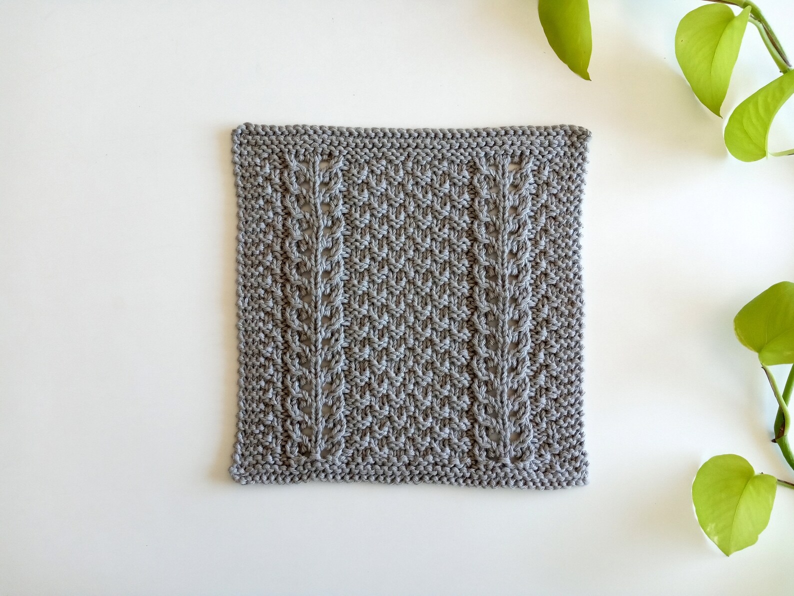 DISHCLOTH SET 4, Dishcloth Knitting Pattern Collection, Washcloth ...