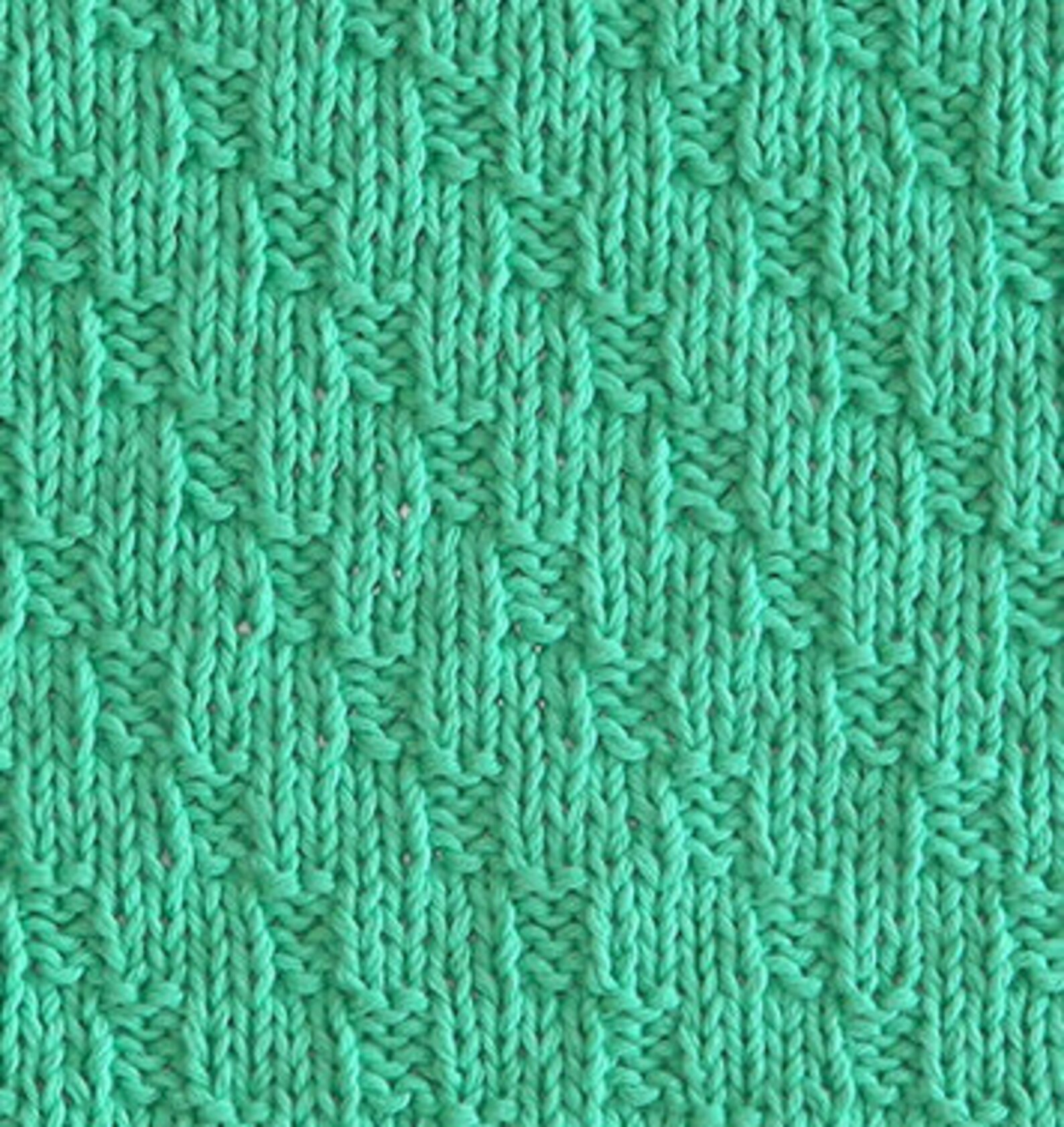 DIAGONAL Dishcloth KNITTING PATTERN Easy Dishcloth Easy Etsy