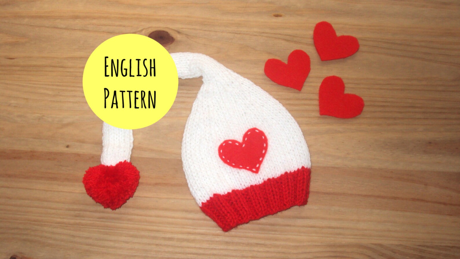 KNITTING PATTERN Elf Hat DIY Christmas Elf Hat Pattern Easy Etsy Canada