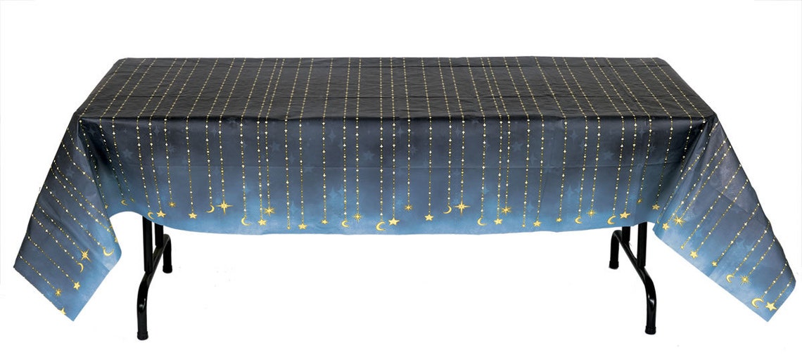 Starry Night Tablecover/moon and Star Inspired | Etsy