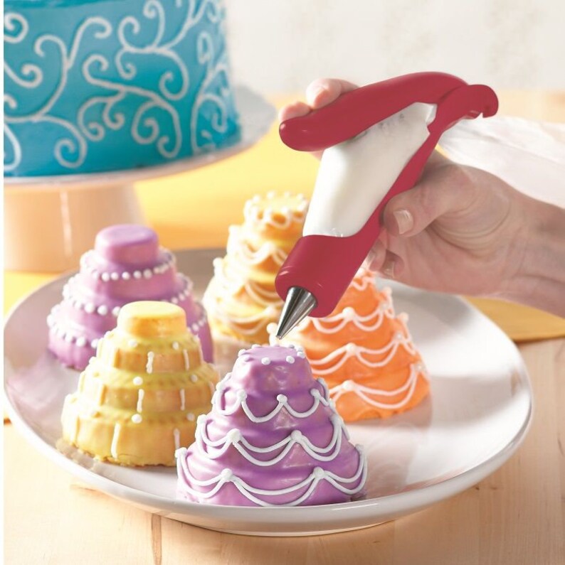 E Z Cake Decorating Pen Kit Cake Decorating Kit Perfect Etsy