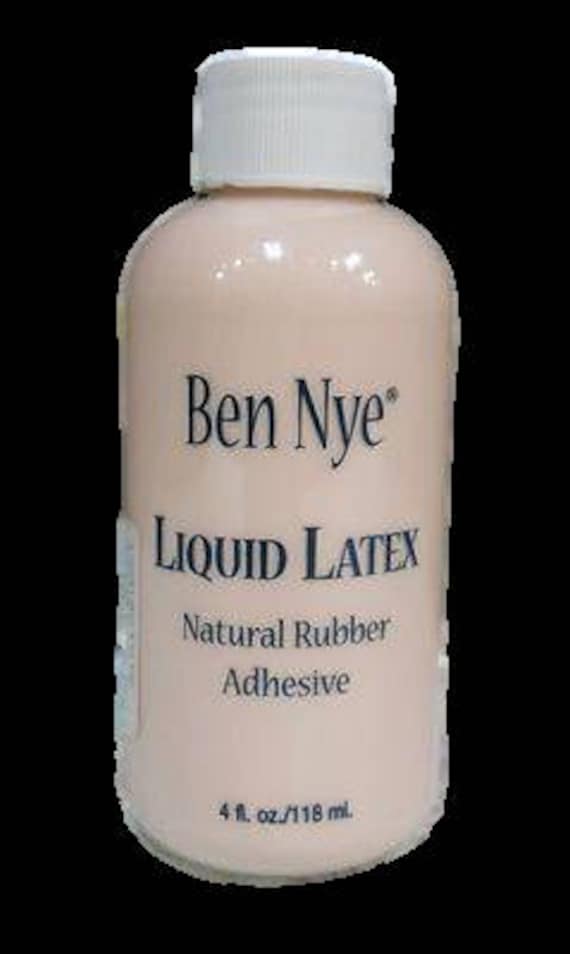 Látex líquido Ben Nye - Color carne / Adhesivo de caucho natural / 4 oz.