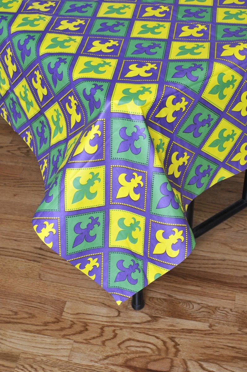 Mardi Gras Party Table Cover Mardi Gras Party Table Cover Mardi Gras Table Cover
