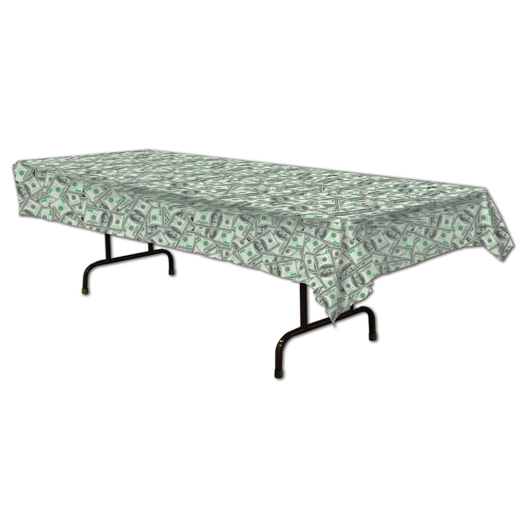 Big Bucks Tablecover/money Table Cover/dollar Bill Tablecover/casino ...