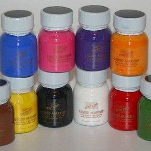 Mehron Liquid Makeup/ 1 Fl. Oz./ Many Colors Available/theatrical ...