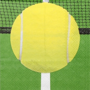 Tennis Themed Lunch Napkins/Tennis Party Napkins/Tennis Tournament Napkins/ 16 Per Pack