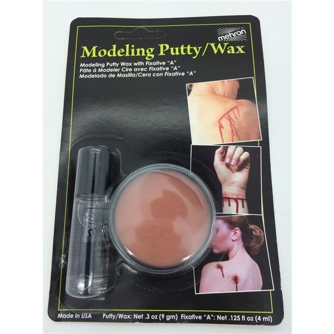 Mehron .3 Oz Modeling Putty/wax / Modeling Putty Wax With Fixative a