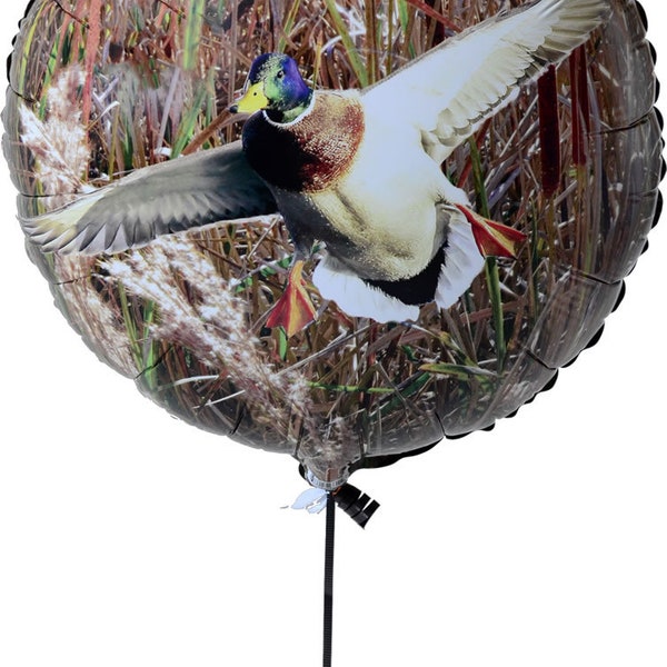 Duck Pond Party Supplies/Outdoors Men Duck Pond Balloon/Duck Hunting Mylar Balloon/Duck Hunting Party Supplies