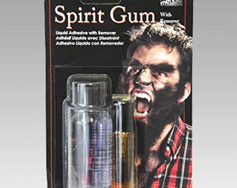 Mehron Spirit Gum with Remover - Adhesive 1.25 oz Remover 1 oz Theatrical Quality Product