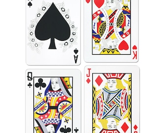 Large Blackjack Cardboard Cut outs/Casino Night Party Decorations/Blackjack Party Decorations/Poker Night Party Decorations/Playing Cards