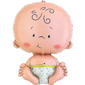 Big Baby Balloon/ Baby Shape Balloon/ Baby Shower Balloon/ Baby Shower Decor/ Gender Reveal Balloon