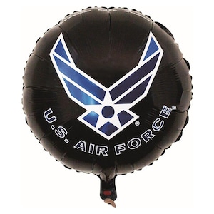 US Air Force Party Balloon- Air Force Paper Balloon, Air Force Party, Air Force Graduation, Air Force Retirement Party