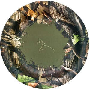 Camo Dessertteller / Camouflage 7 &quot;Runde Teller / Hirsch Jagd Party Zubehör / Camo Hirsch Jagd Teller / Jagd Party Teller / Nächste Camo