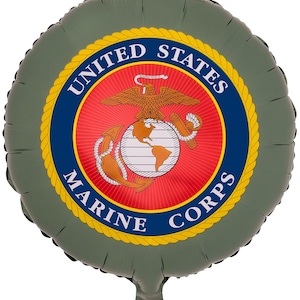 Officially Licensed Product-Marine Corps Logo Mylar Balloon/Marine Core Seal Mylar Balloon/Marine Core Mylar/USMC Mylar Balloon