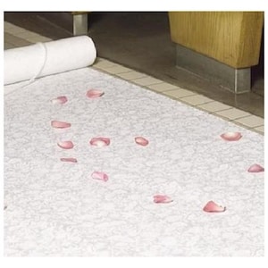 DELUXE Fabric White Aisle Runner/ White Floor Runner/ White Carpet/ White Aisle Runner/ Wedding Aisle Runner