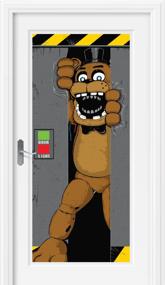 FNAF Party Supplies/Five Nights at Freddys Door Cover/Five Etsy