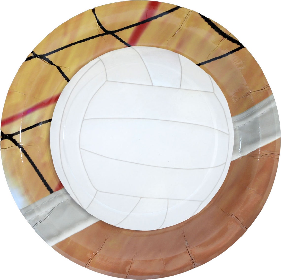 Volleyball Dinner Plates/volleyball Themed Party Plates/womens Etsy