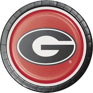 UGA Party Plates / Georgia Bulldogs Plates / UGA Football Plates / UGA Party