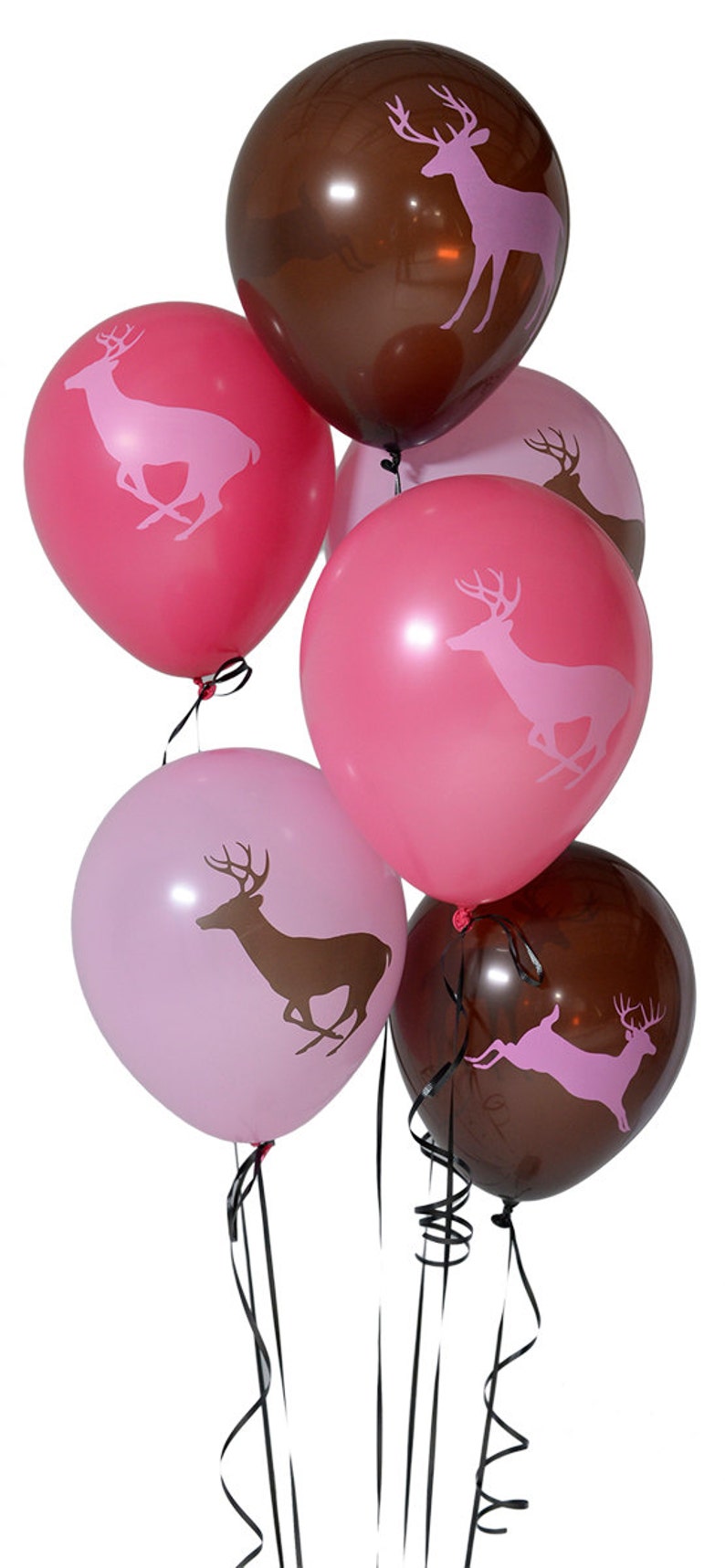 Deer Pink Latex Balloons/ Deer Hunting Birthday Balloons/ Deer Etsy