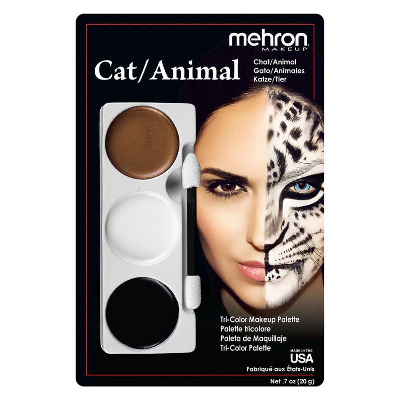 Mehron Tricolor Palettes/ Face Paint/theatrical Make Up/ 3 Etsy