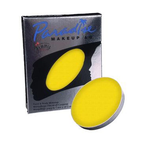 Yellow Paradise Cake Make up / Red Face Paint / Red Body Paint 