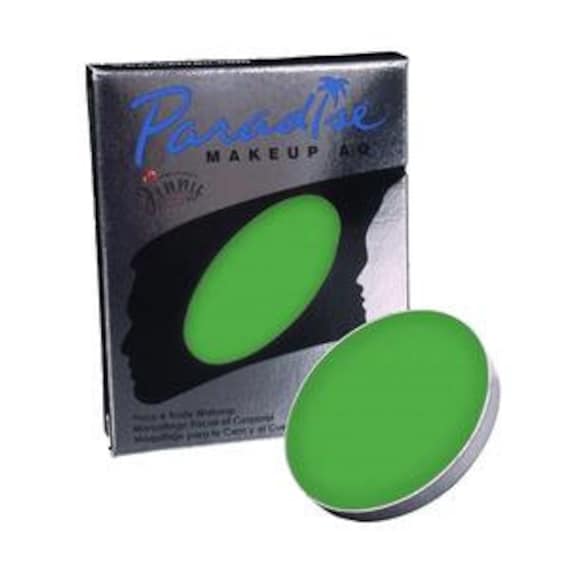 Lime Green Paradise Cake Make up / Green Face Paint / Green Body Paint 